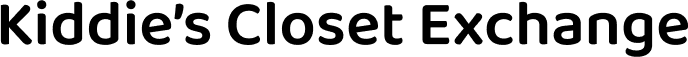 A sign with the word 'closet' in lowercase black letters on a white background.